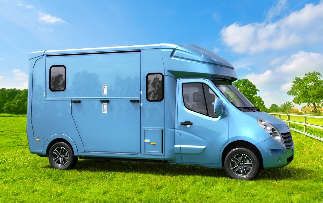 Renault Master of Opel Movano Horsebox (XL uitvoering)
